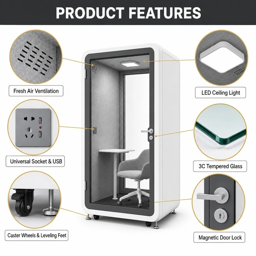 Soundproof Meeting Pods Soundproof Meeting Pods